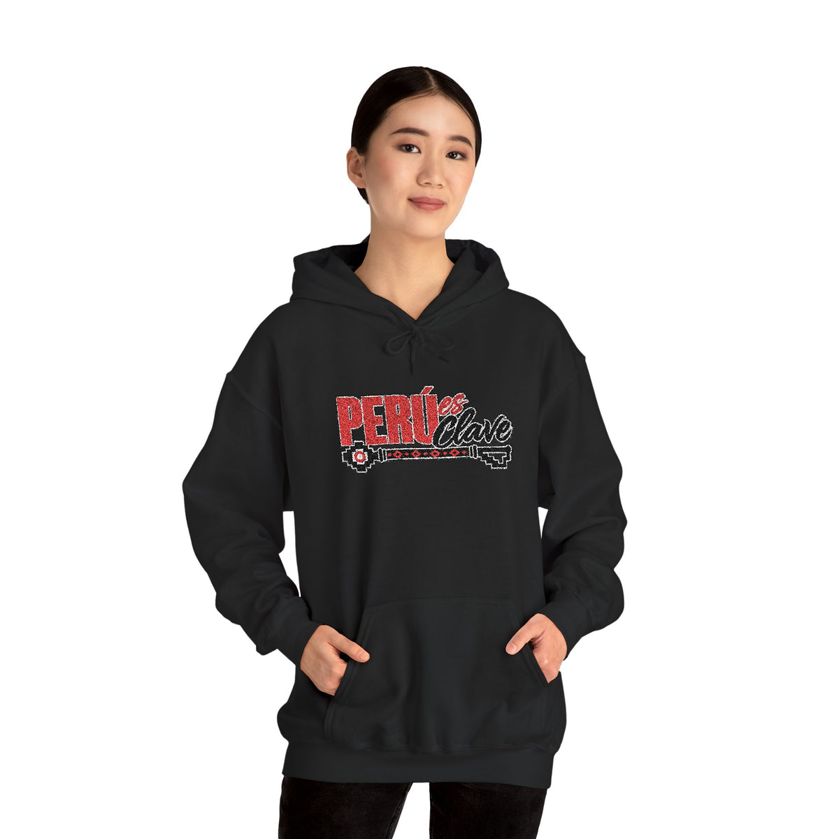 Best Peru Es Clave Embroidered Hoodie USA