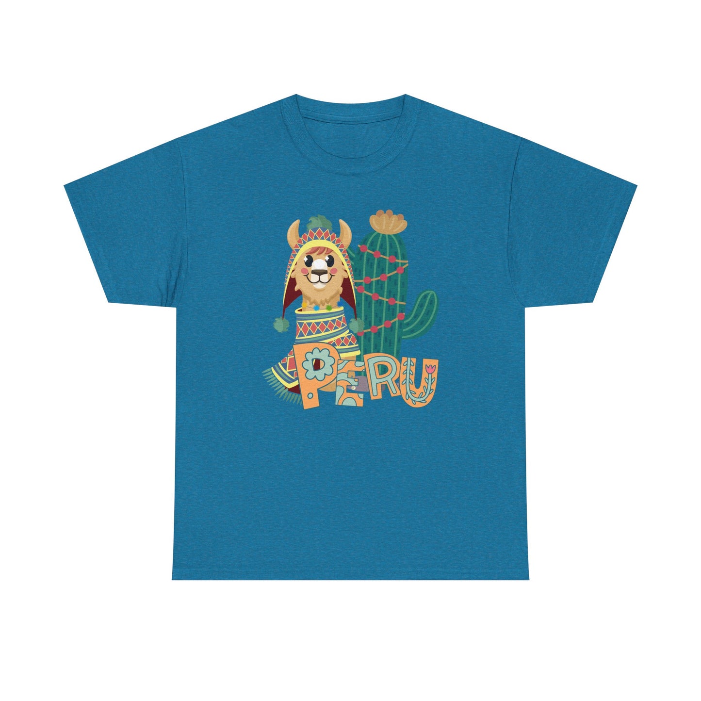 Best Peru Chullo Llama T-Shirt USA — Peruvian Pride Tee