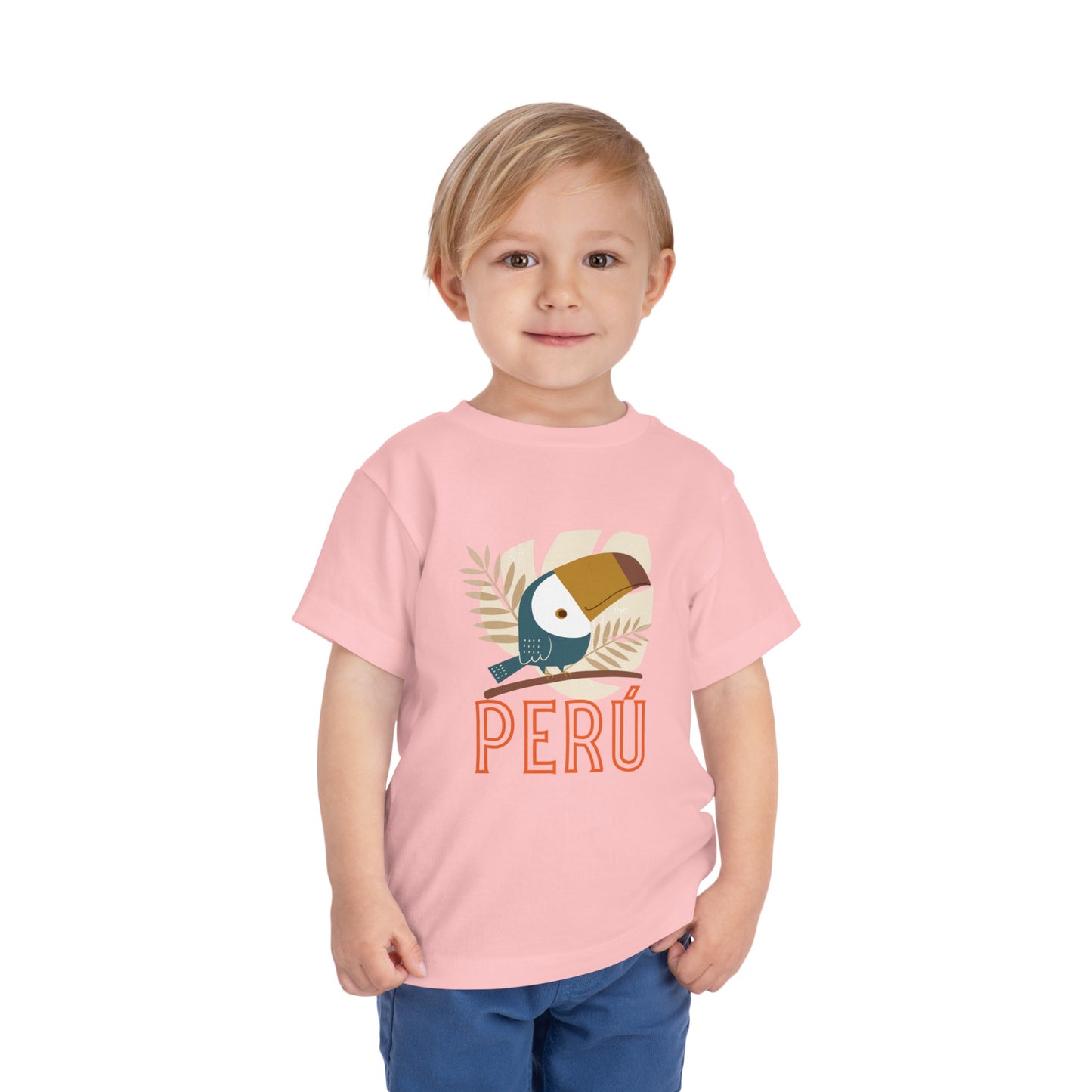 Best PeruvianToddler Short Sleeve Tee "Peru Toucan"