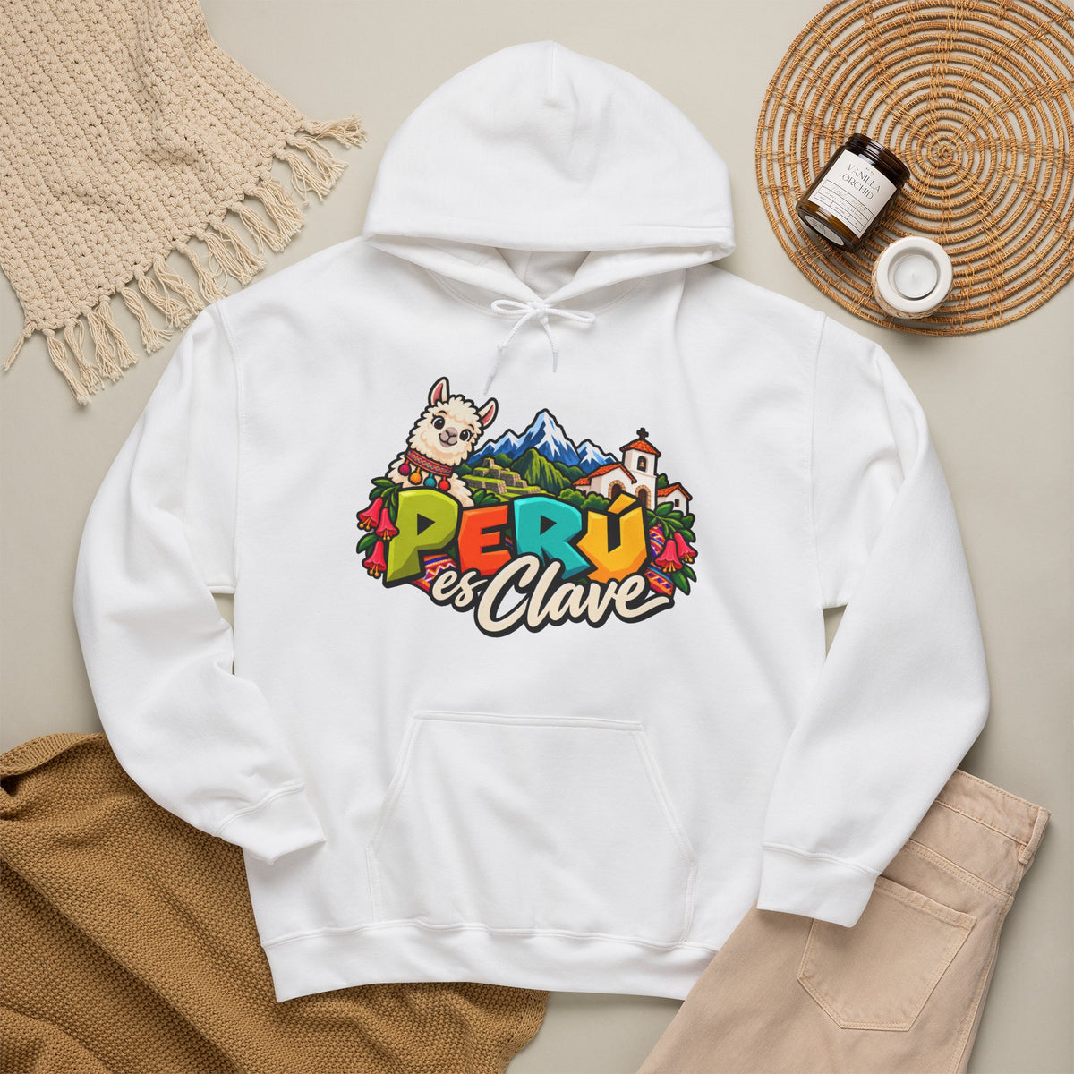 Best Perú es Clave Hoodie - Alpaca & Machu Picchu Gift