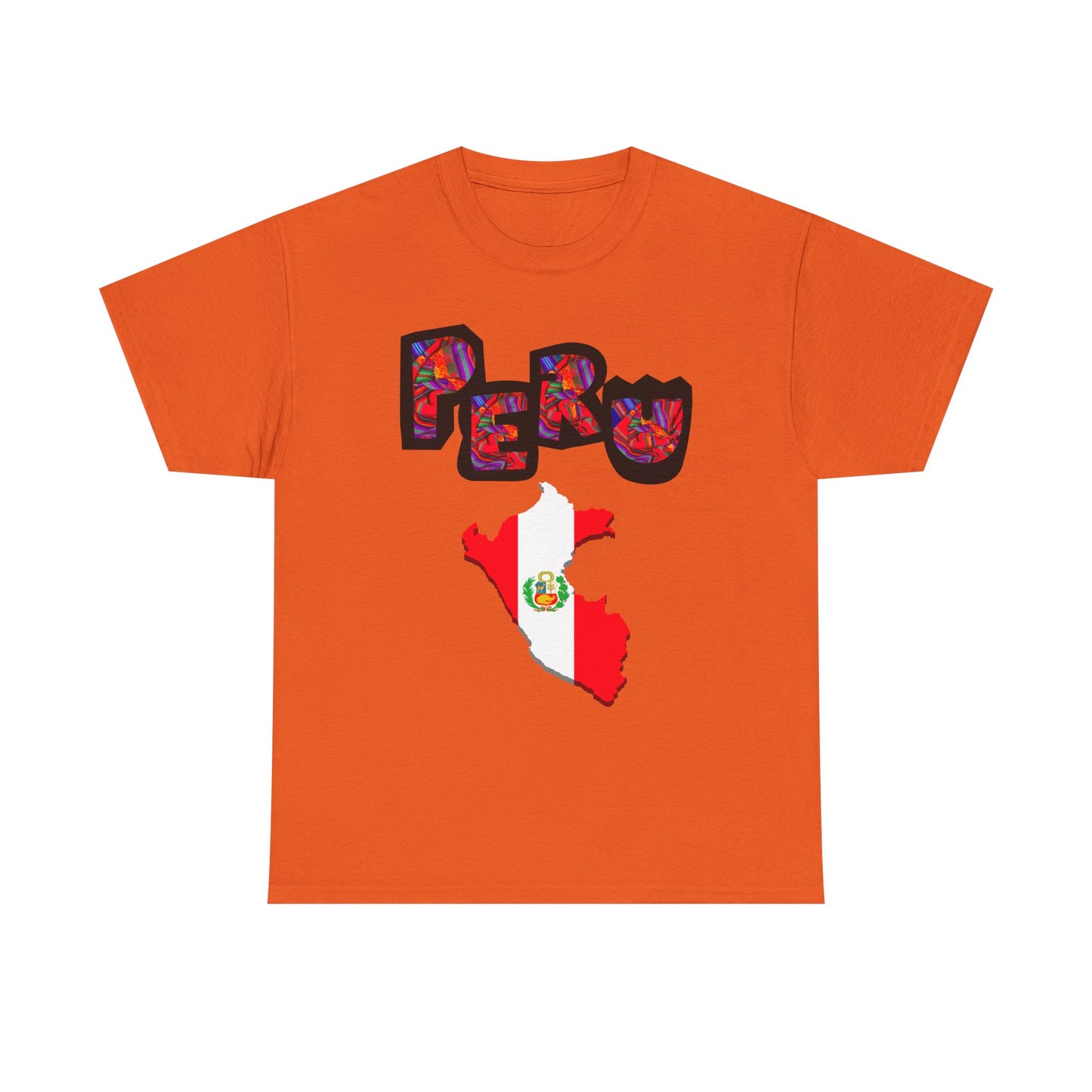 Best Peruvian T-shirt USA Unisex | Peru Map Flag Tee