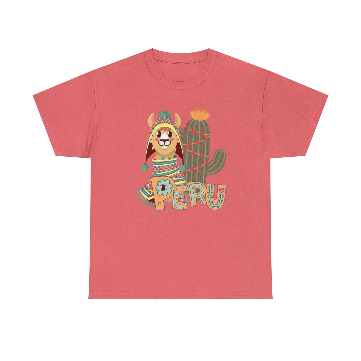 Best Peru Chullo Llama T-Shirt USA — Peruvian Pride Tee