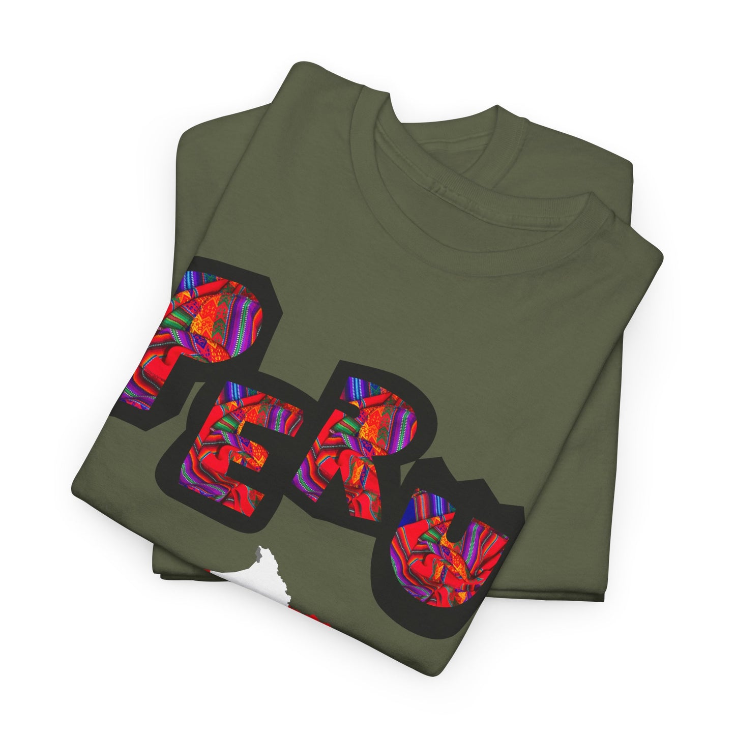 Best Peruvian T-shirt USA Unisex | Peru Map Flag Tee