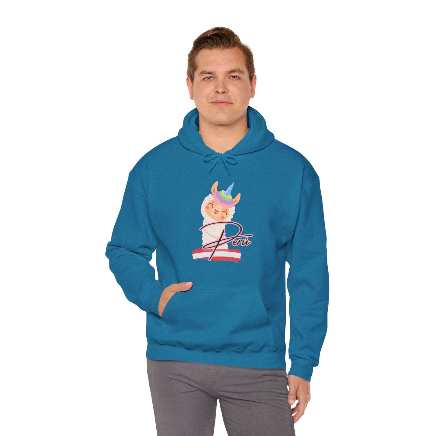 Best Peruvian Unisex Hoodie "Llamacorn Perú"