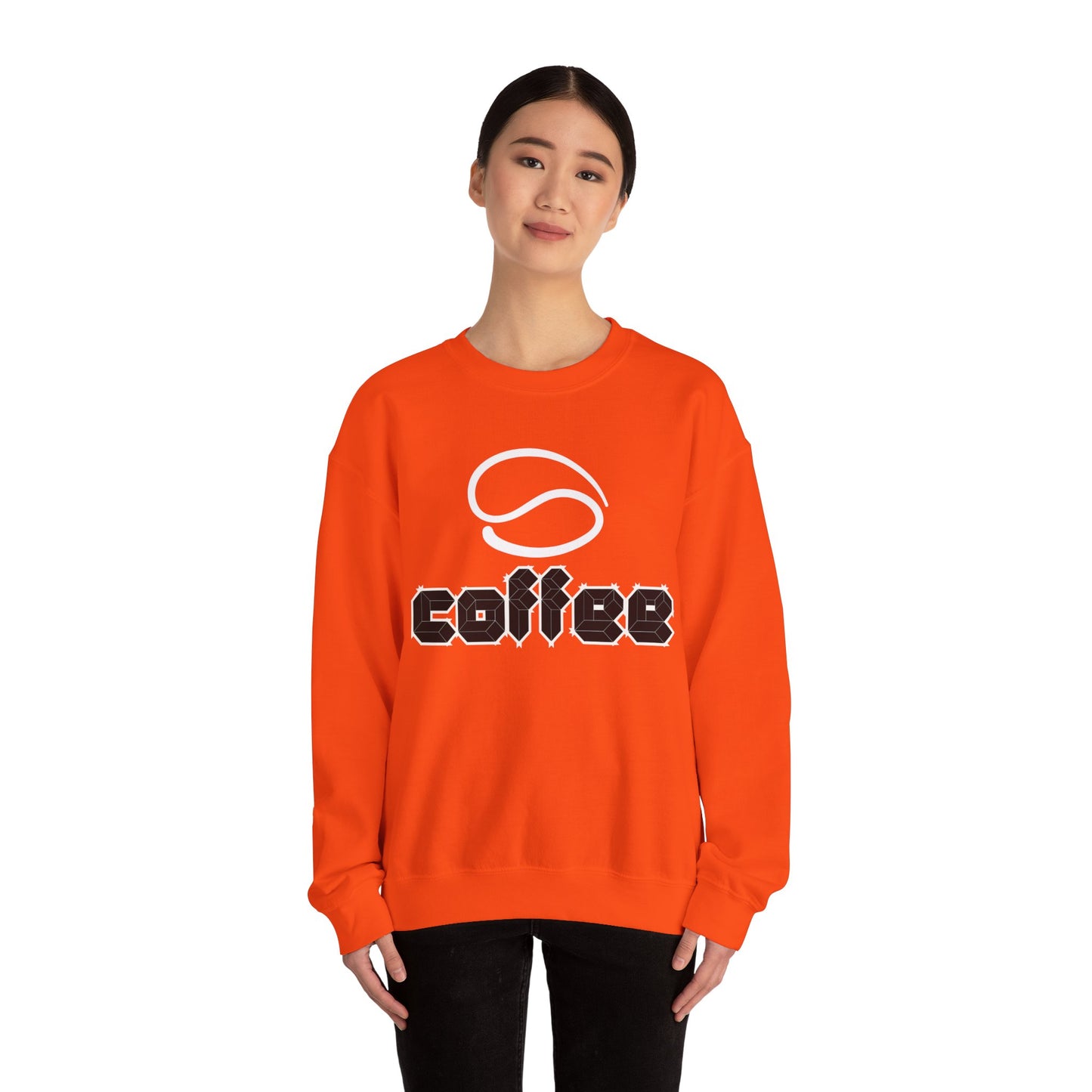 🔴☕ Bold Coffee Sweatshirt USA | Eco-Friendly Unisex Coffee Sweater