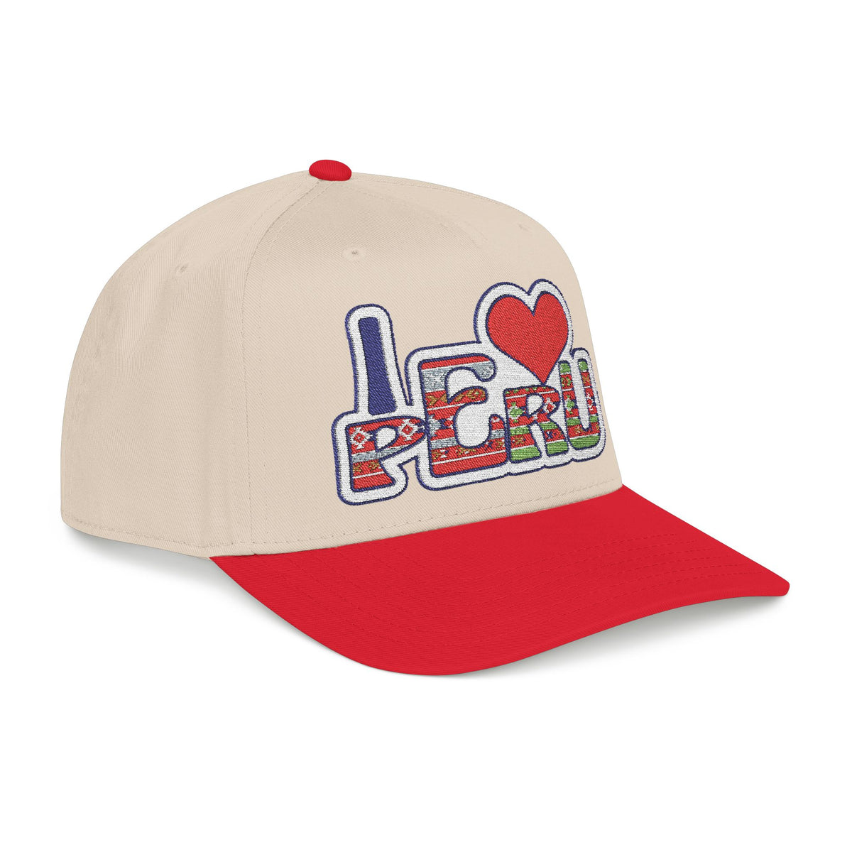 Best I Love Peru Hat - Embroidered Andean Textile Cap