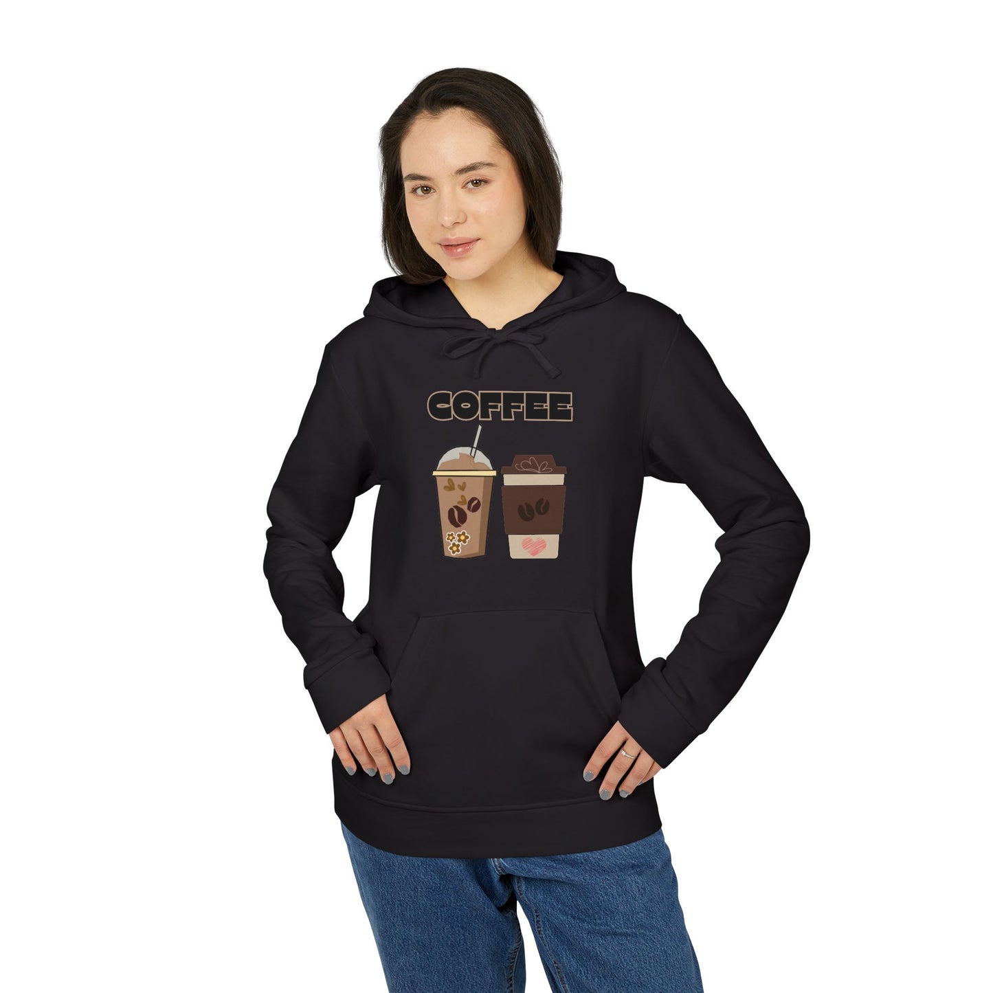 Best Customized adidas Unisex Fleece Coffee Hoodie For Coffee Addicts