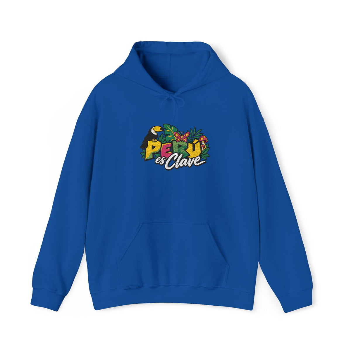 Best Perú es Clave Embroidered Hoodie - Amazon Toucan Gift