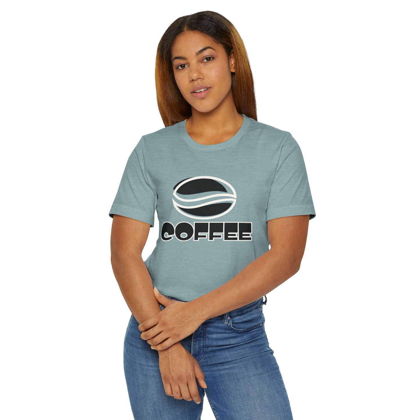 Minimalist Coffee Logo T-Shirt – Modern Graphic Tee for Coffee Lovers (USA Only)