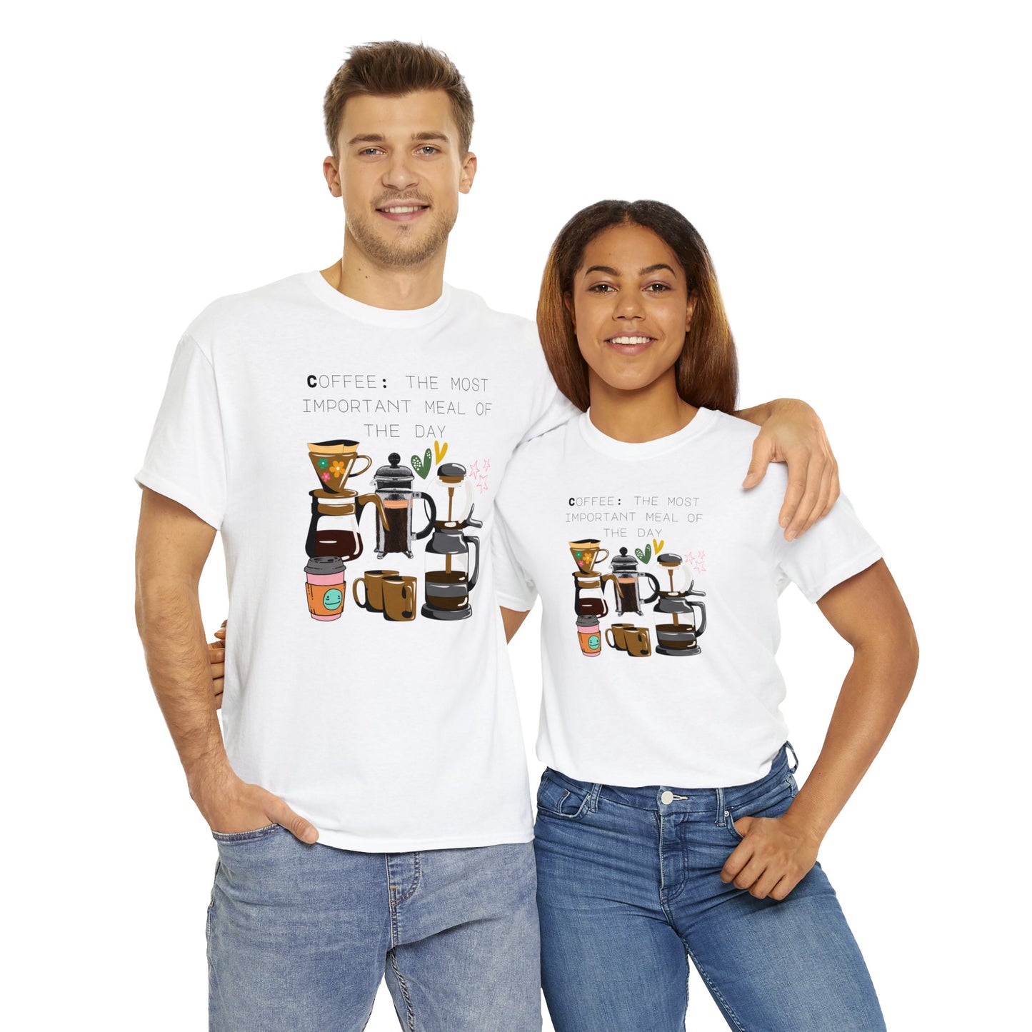 Best Unisex Coffee T-Shirt "Coffee: the most important meal of the day"