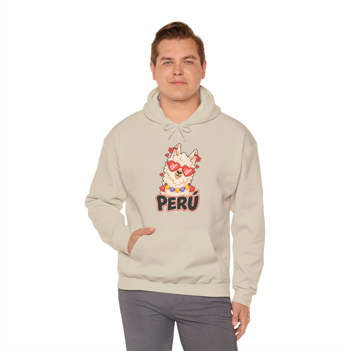 Best Cool Llama Peru Hoodie - Heart Sunglasses Llama Gift