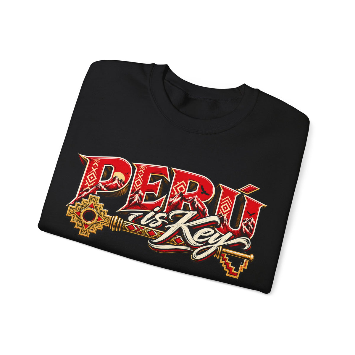 Best Peru is Key Sweatshirt - Andes Sun & Condor Crewneck