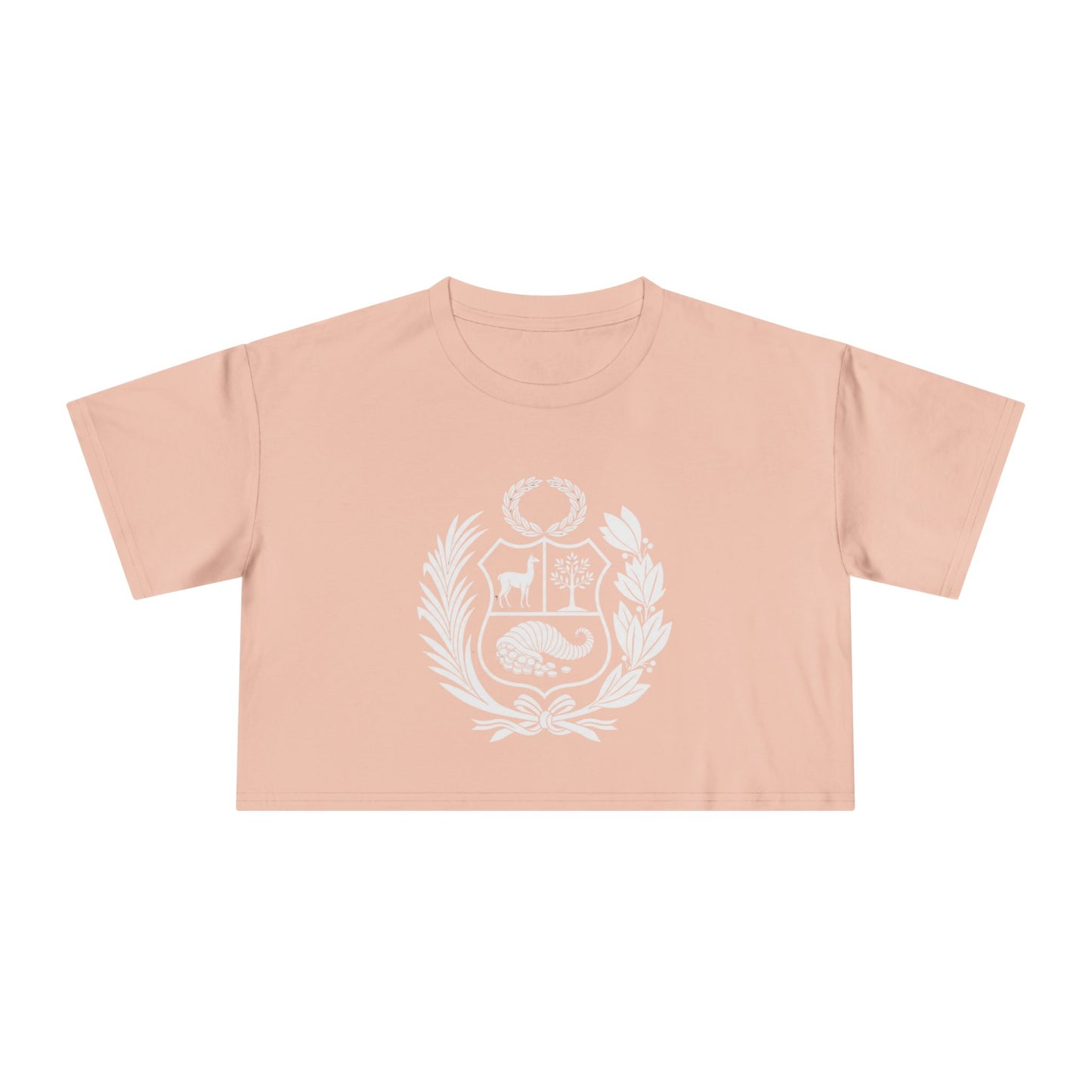 Best Peru Coat of Arms Crop Top | Peruvian Gift USA