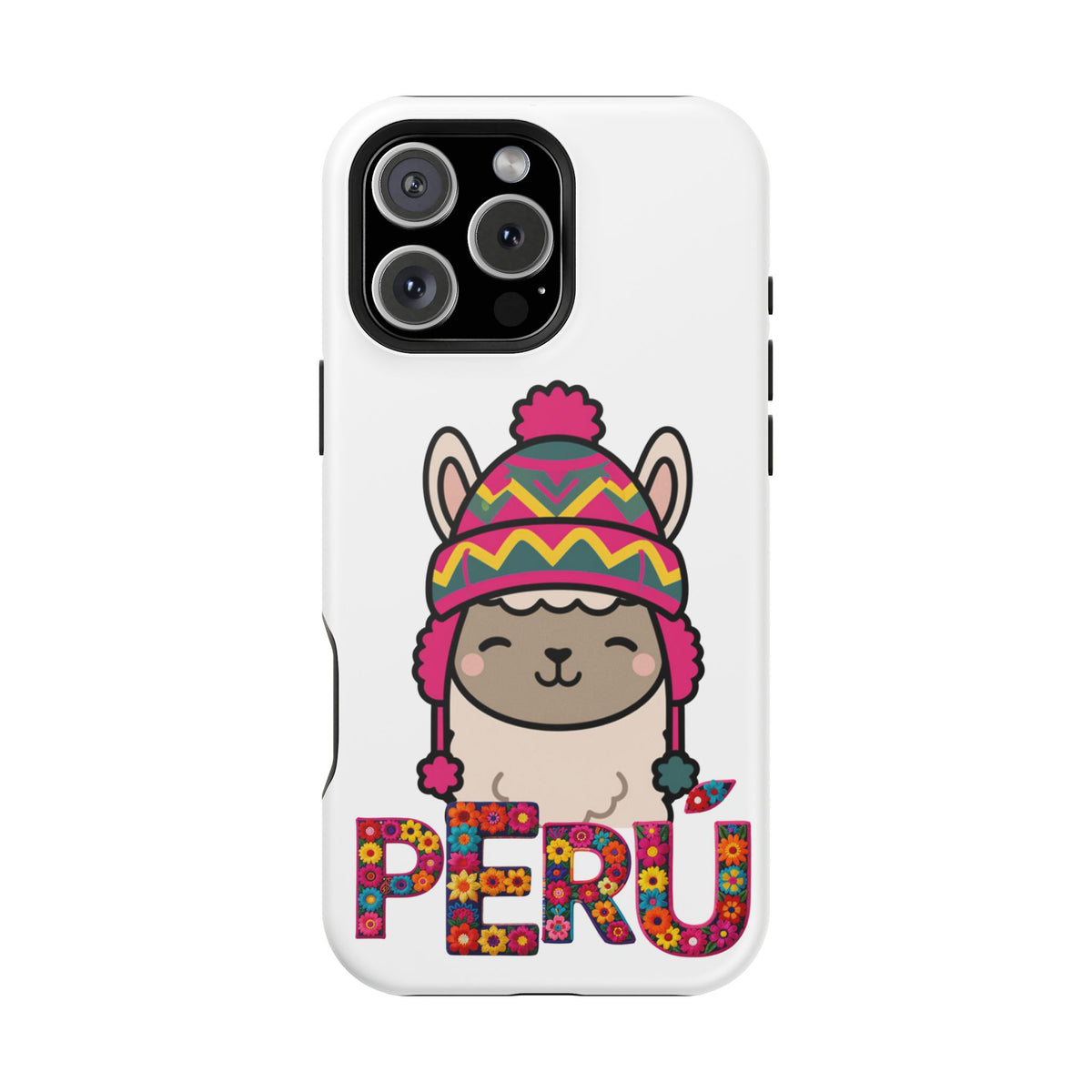 Best Peru Phone Case – Cute Llama with Chullo | Peruvian Gift