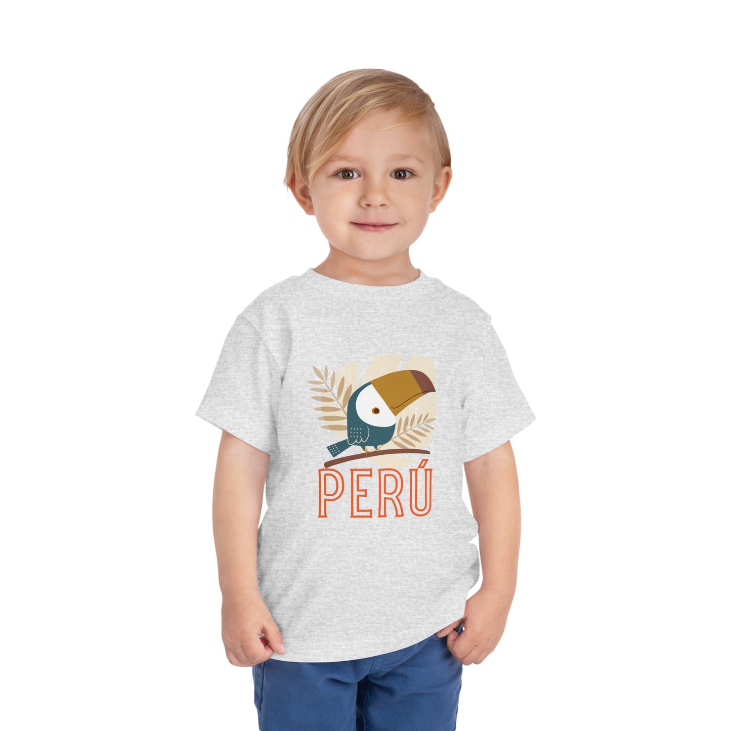 Best PeruvianToddler Short Sleeve Tee "Peru Toucan"