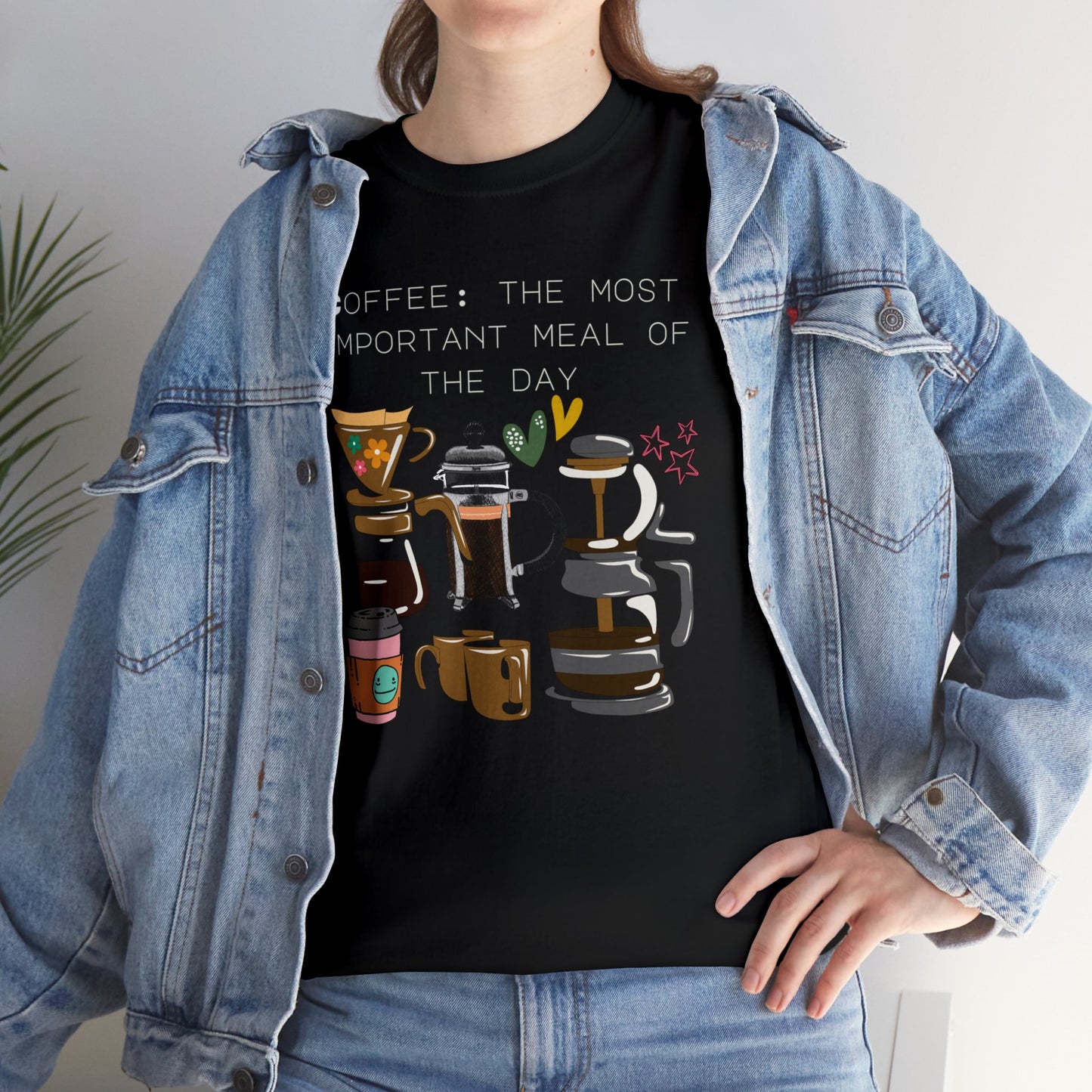 Best Unisex Coffee T-Shirt "Coffee: the most important meal of the day"