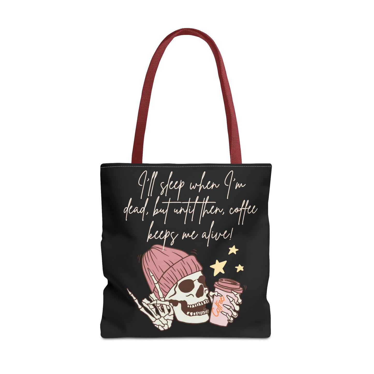 Best Coffee Tote Bag "Coffee keeps me alive"