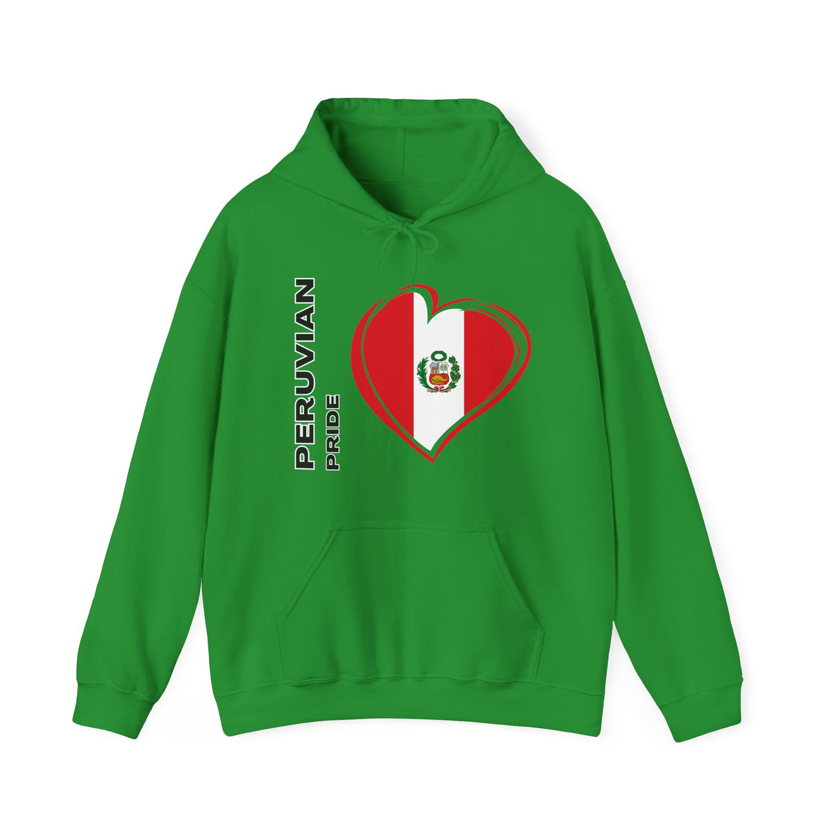 Best Peruvian Pride Hoodie - Peru Flag Heart Gift, Unisex