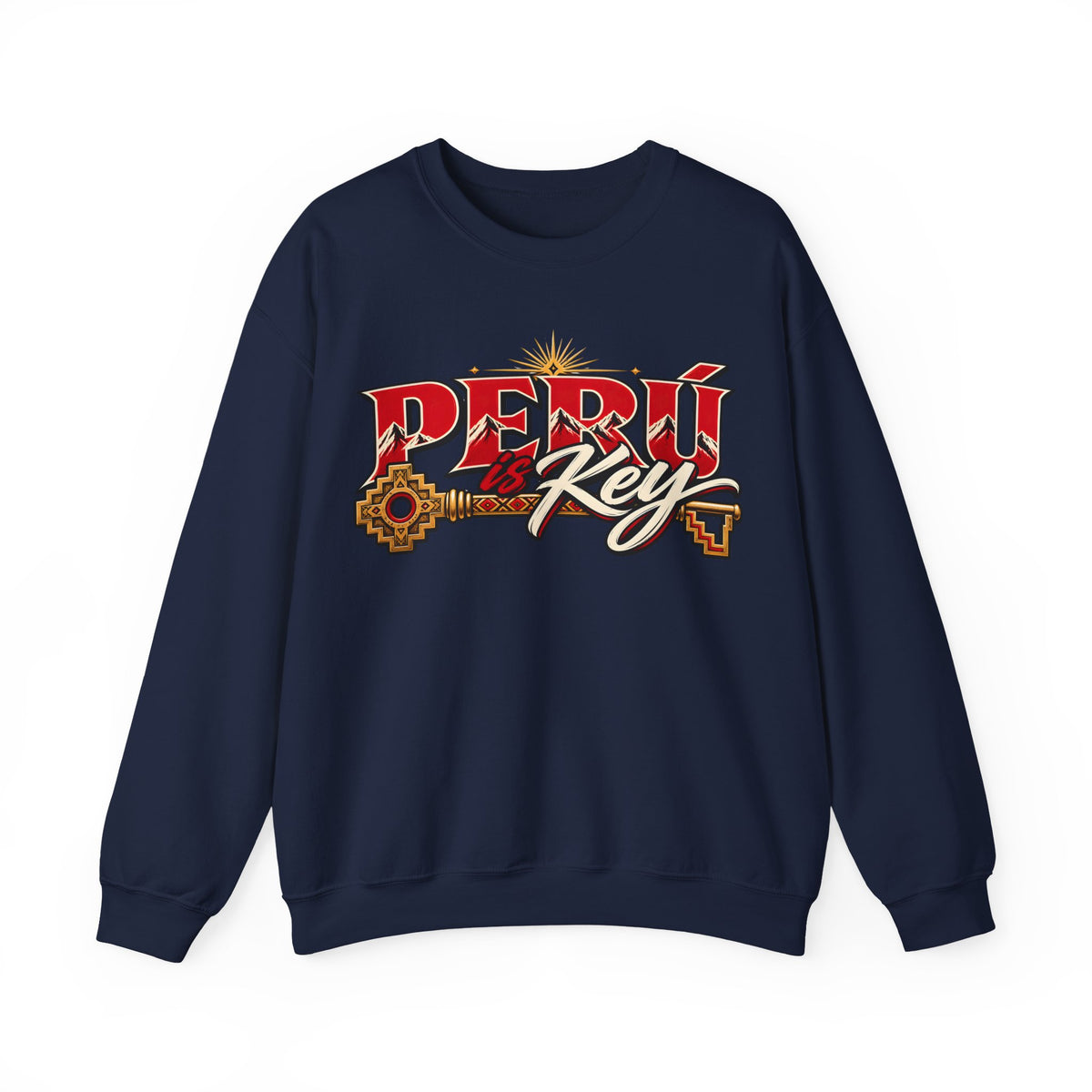 Best Peru is Key Sweatshirt - Golden Sun Andes Crewneck