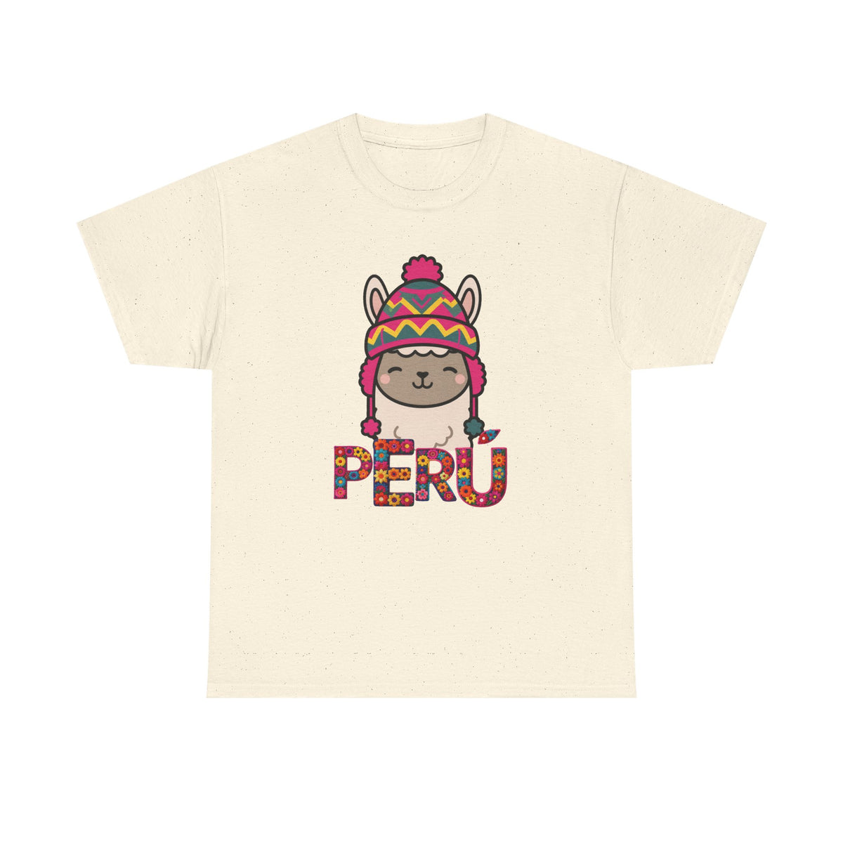 Best Peru Chullo Llama T-Shirt USA Unisex Andean Pride Tee
