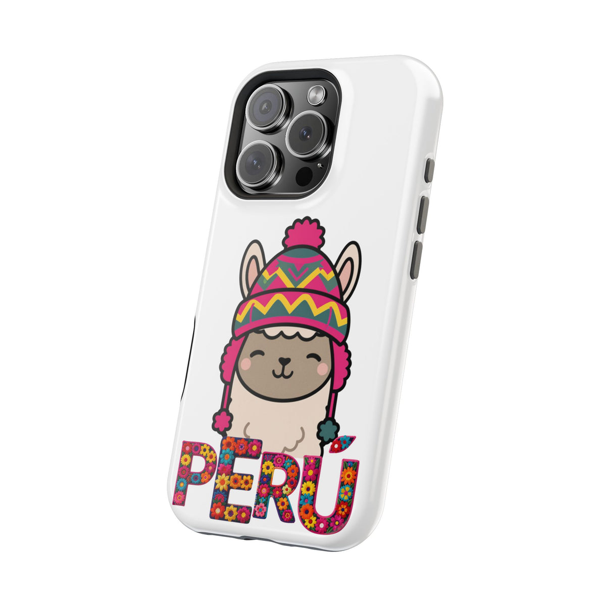 Best Peru Phone Case – Cute Llama with Chullo | Peruvian Gift