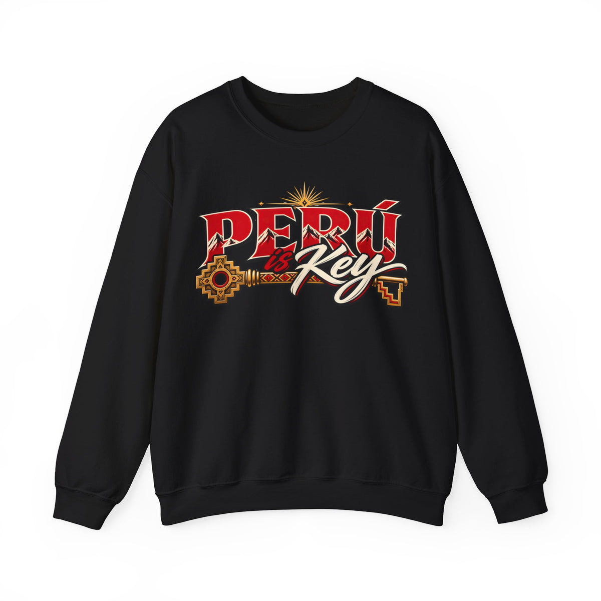 Best Peru is Key Sweatshirt - Golden Sun Andes Crewneck