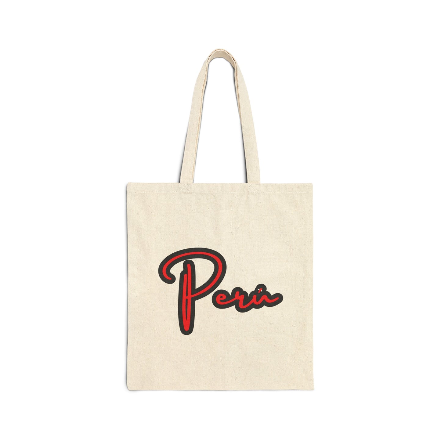 Peruvian Cotton Canvas Tote Bag "Peru"