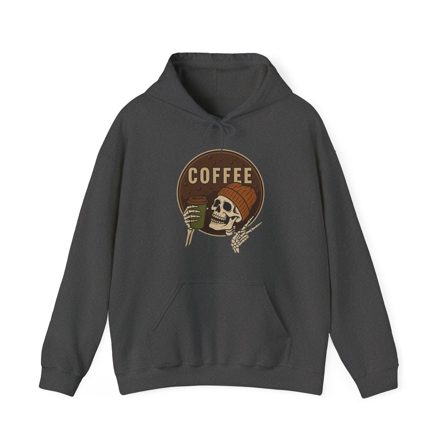 Skull Coffee Hoodie ☕ Bold Unisex Hoodie for Coffee Lovers in the USA