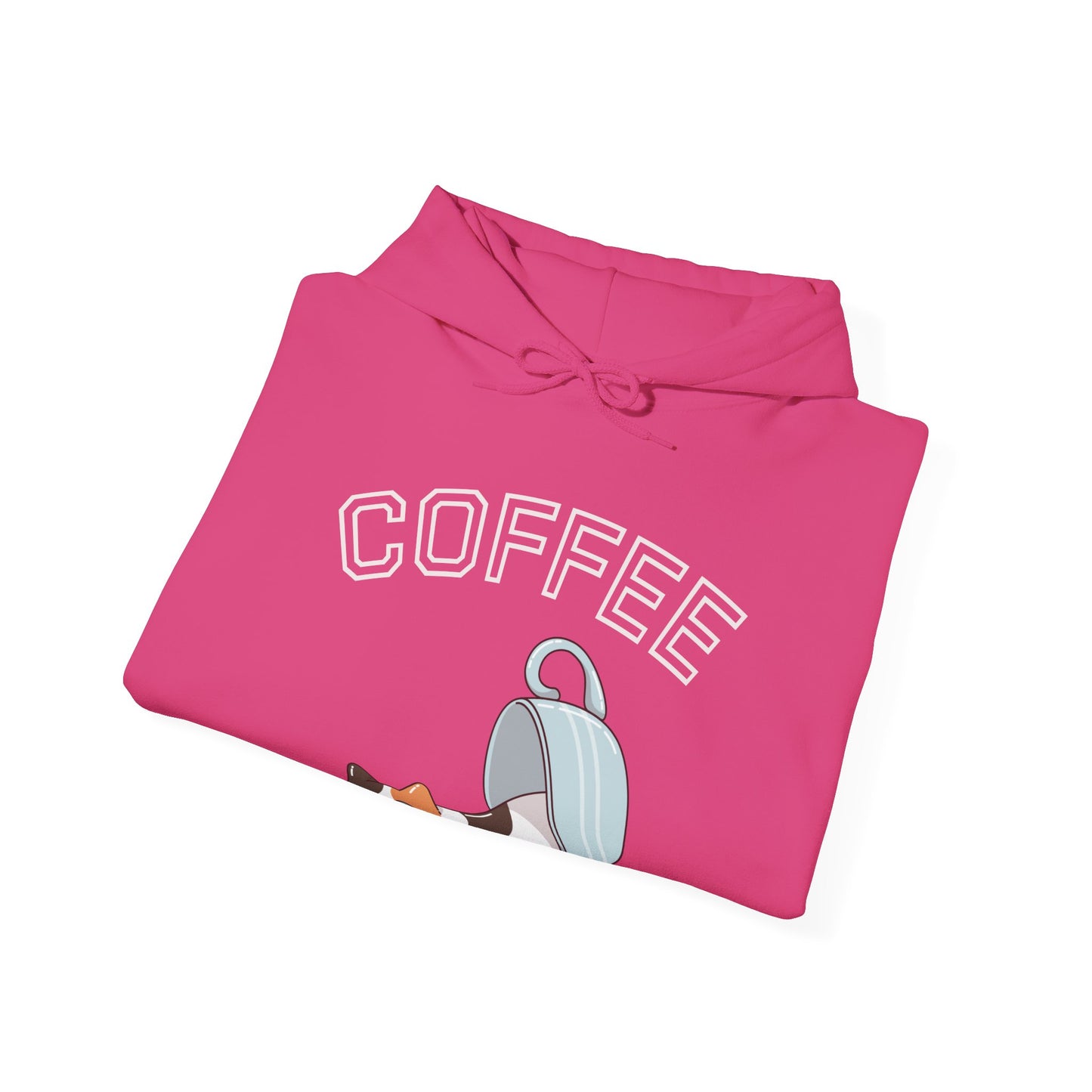 Coffee Cat Hoodie (Unisex) – Cute Cat in Coffee Mug Graphic, Hoodie for Coffee Lovers (USA Only)