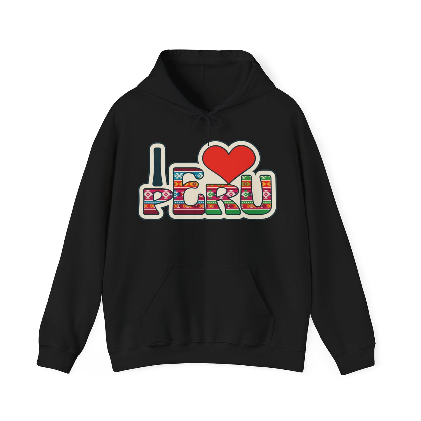 Best I Love Peru Unisex Hoodie - Peruvian Pride