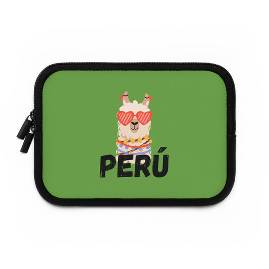 Peruvian Laptop Sleeve "Llama Heart"