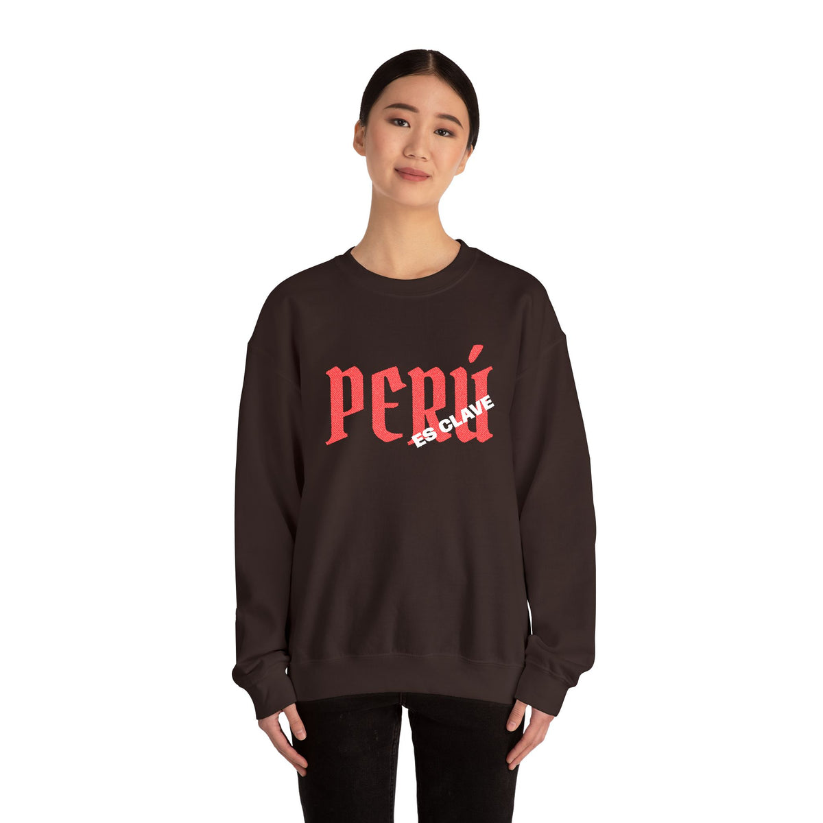 Best Peru Es Clave Embroidered Sweatshirt USA