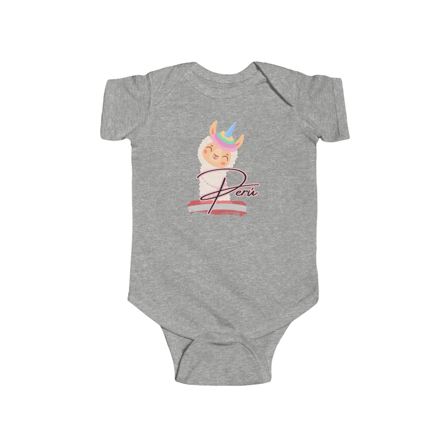 Peruvian Infant Bodysuit "Tiny Explorer's Haven"