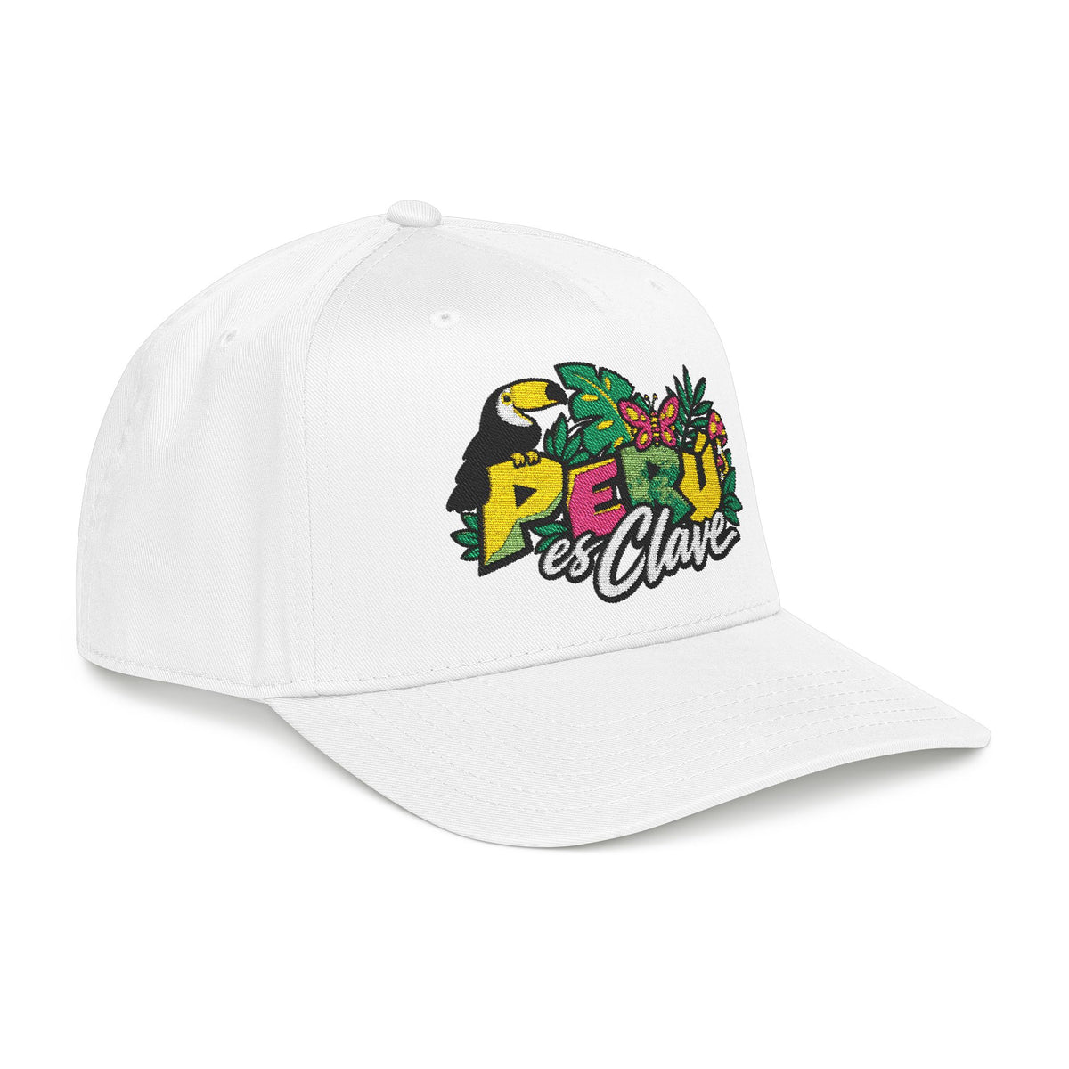Best Perú es Clave Hat - Embroidered Amazon Toucan Cap