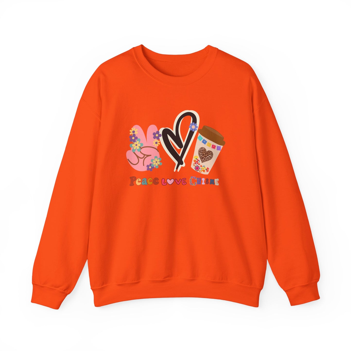 Best Unisex Coffee Sweatshirt That Spreads Peace, Love & Coffee (Chisme) Vibes: Brew & Harmony