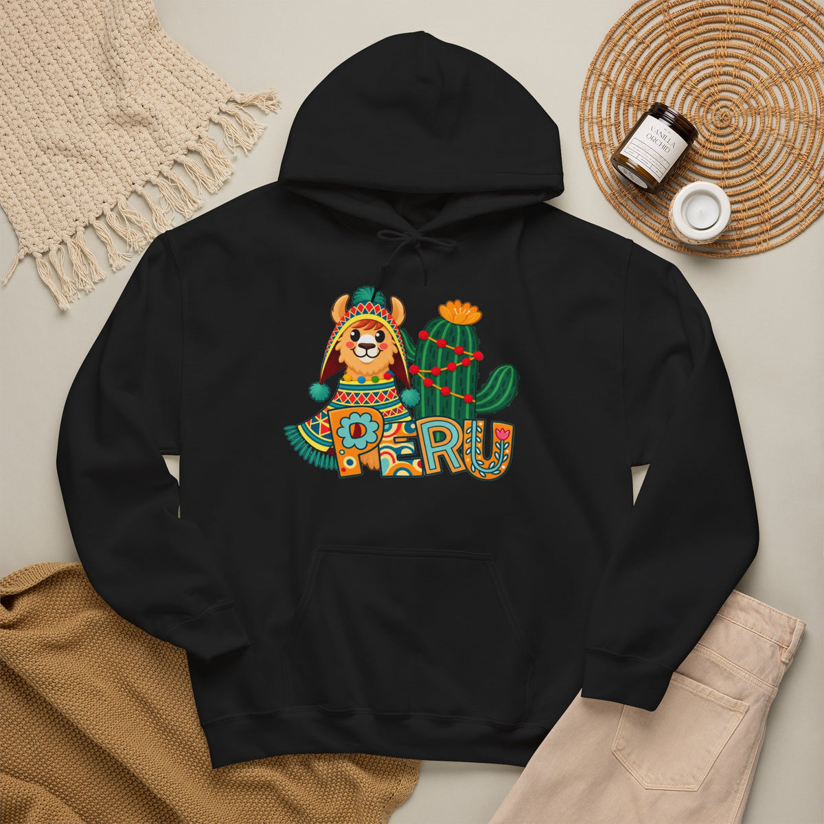Best Chullo Llama Peru Hoodie - Cute Andean Poncho Gift