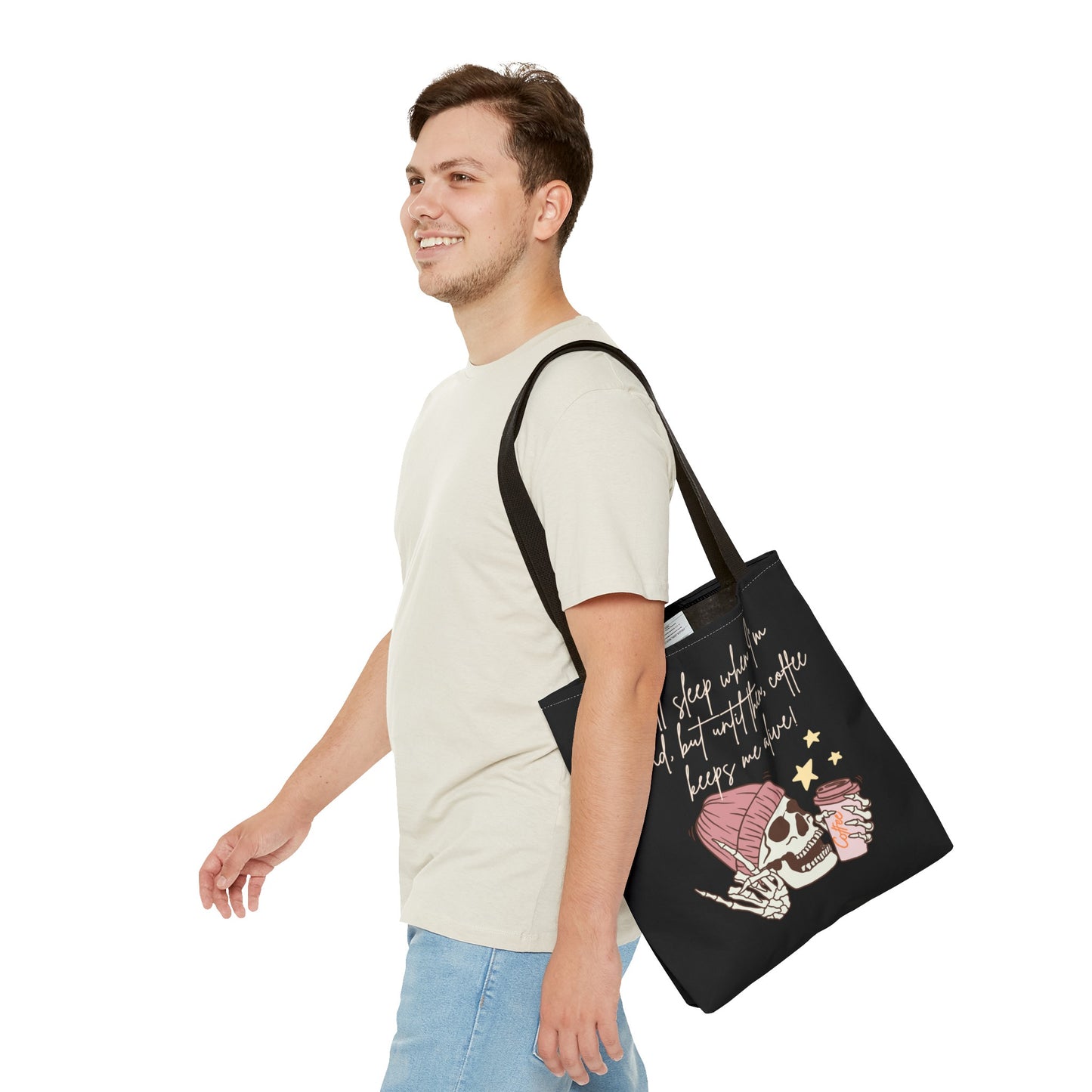 Best Coffee Tote Bag "Coffee keeps me alive"