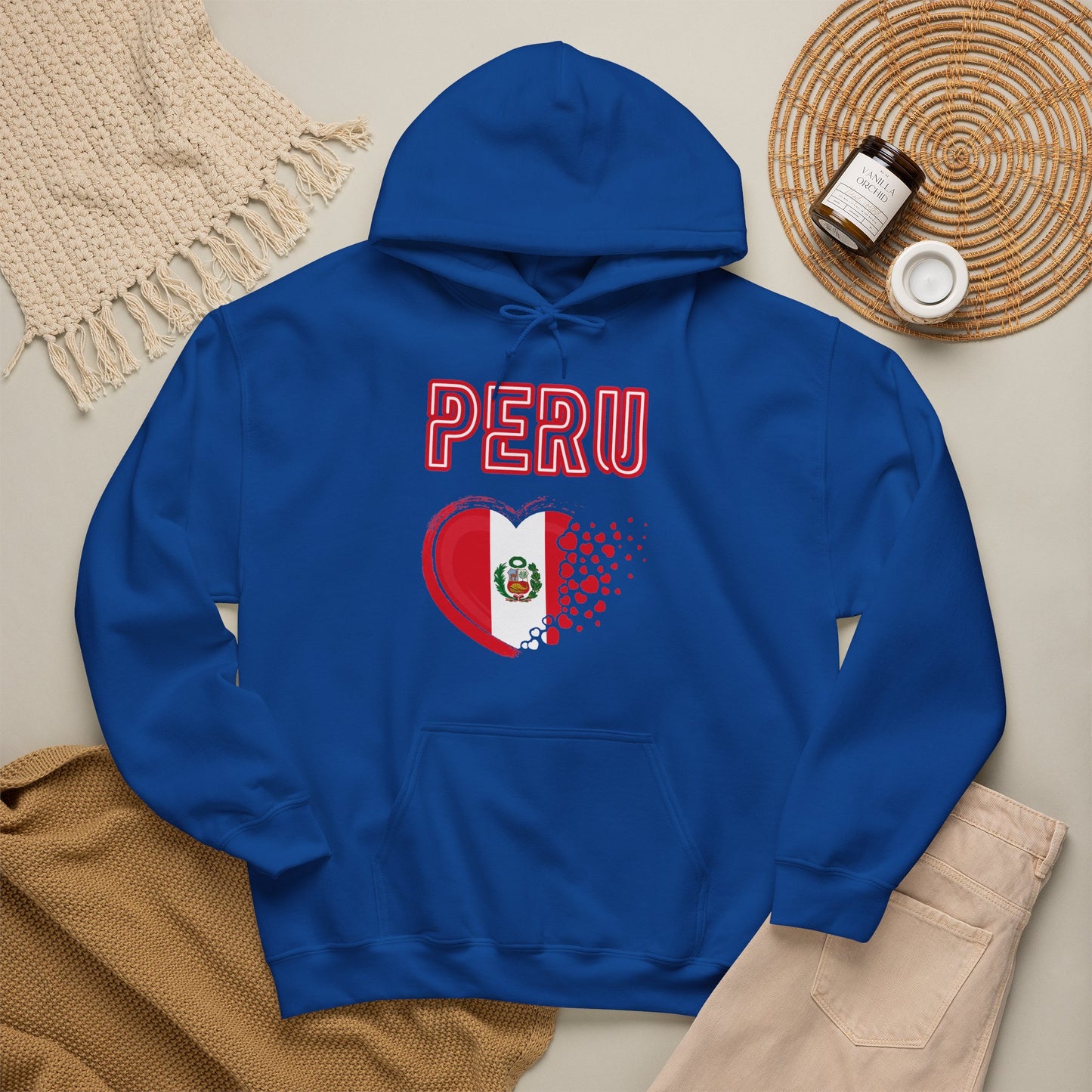 Best Peru Heart Flag Hoodie - Peruvian Pullover