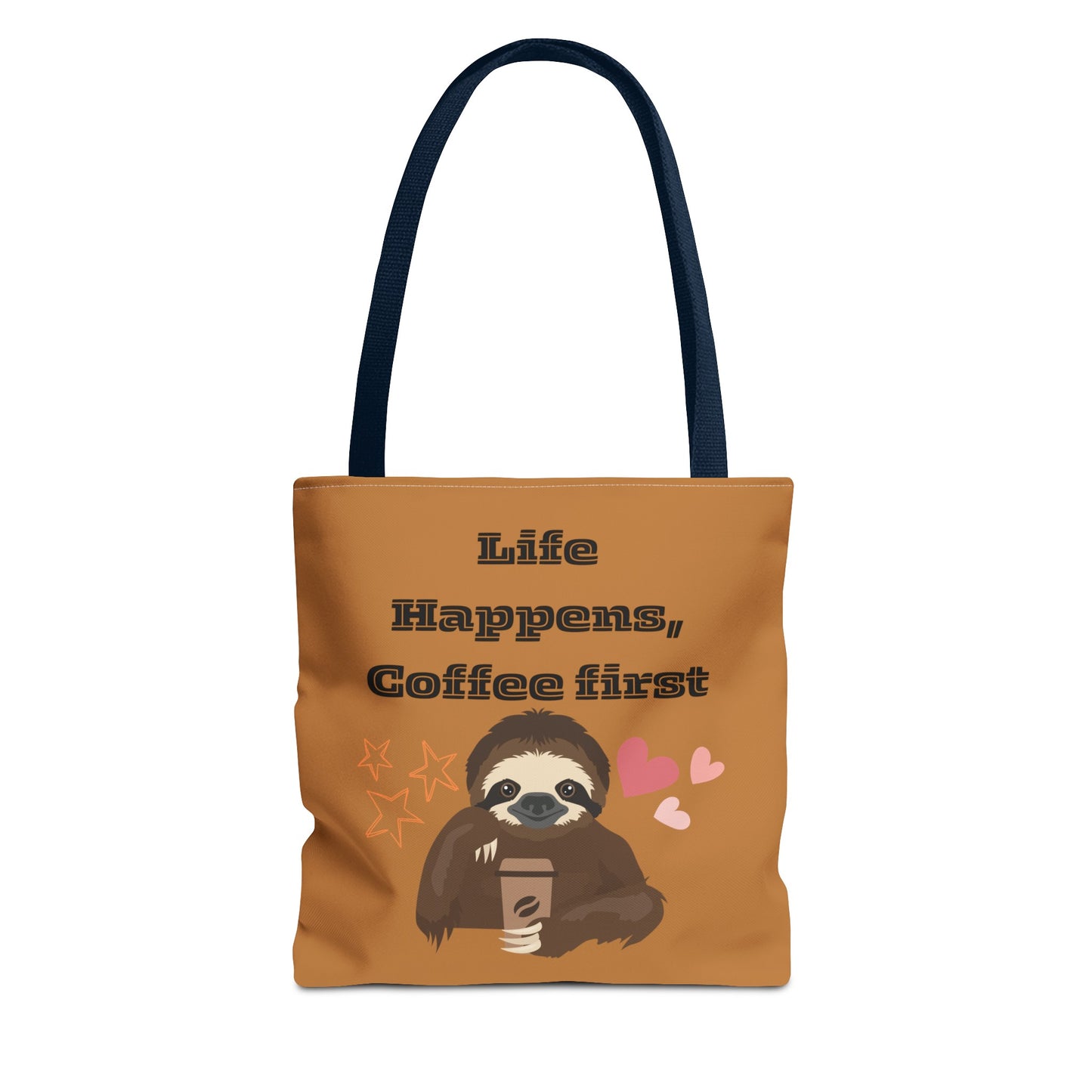 Best Coffee Tote Bag "Life Happens, Coffee First"