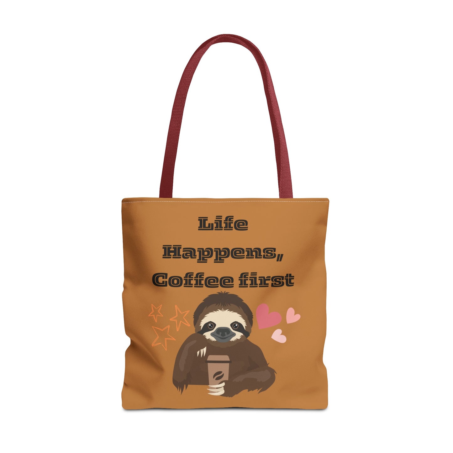 Best Coffee Tote Bag "Life Happens, Coffee First"