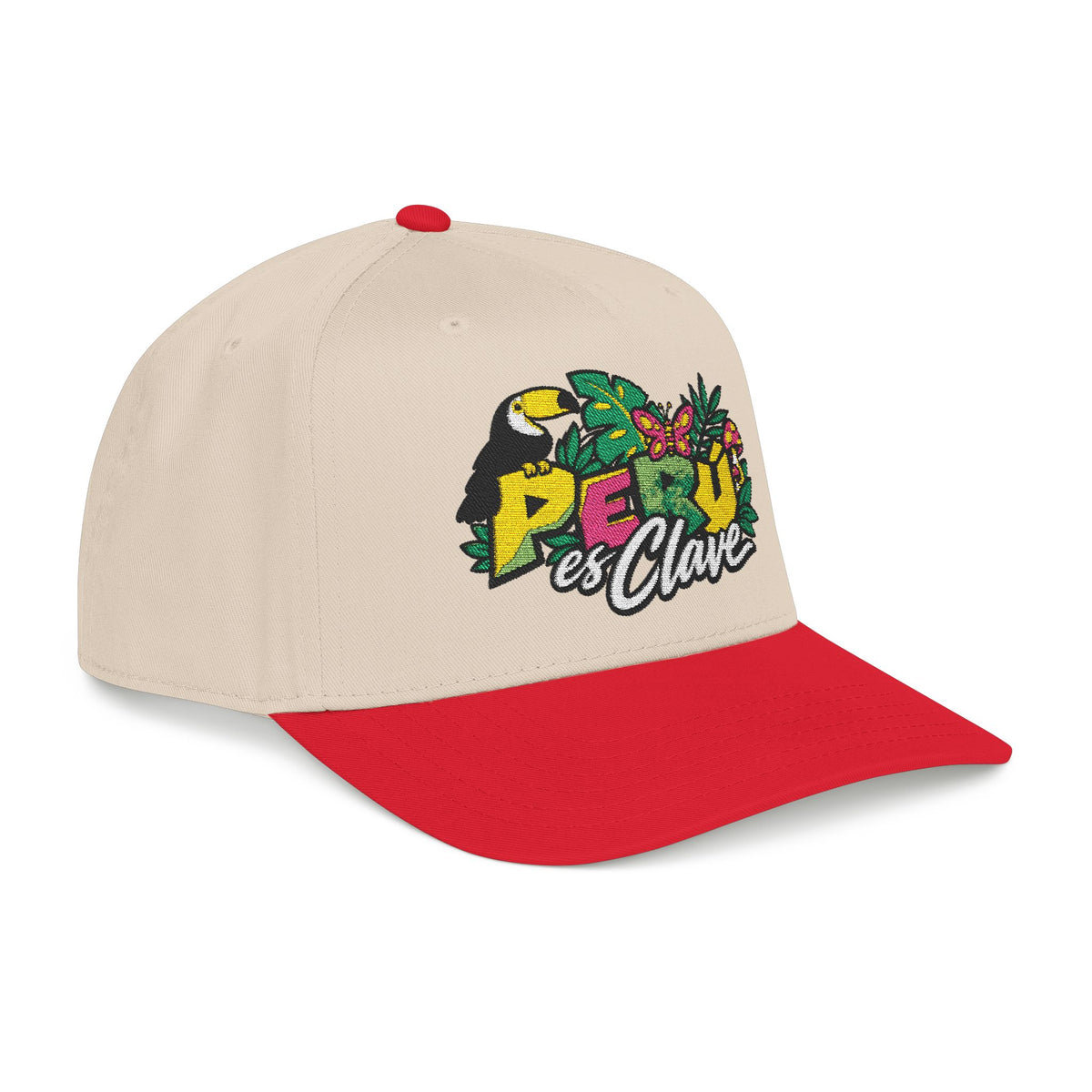 Best Perú es Clave Hat - Embroidered Amazon Toucan Cap