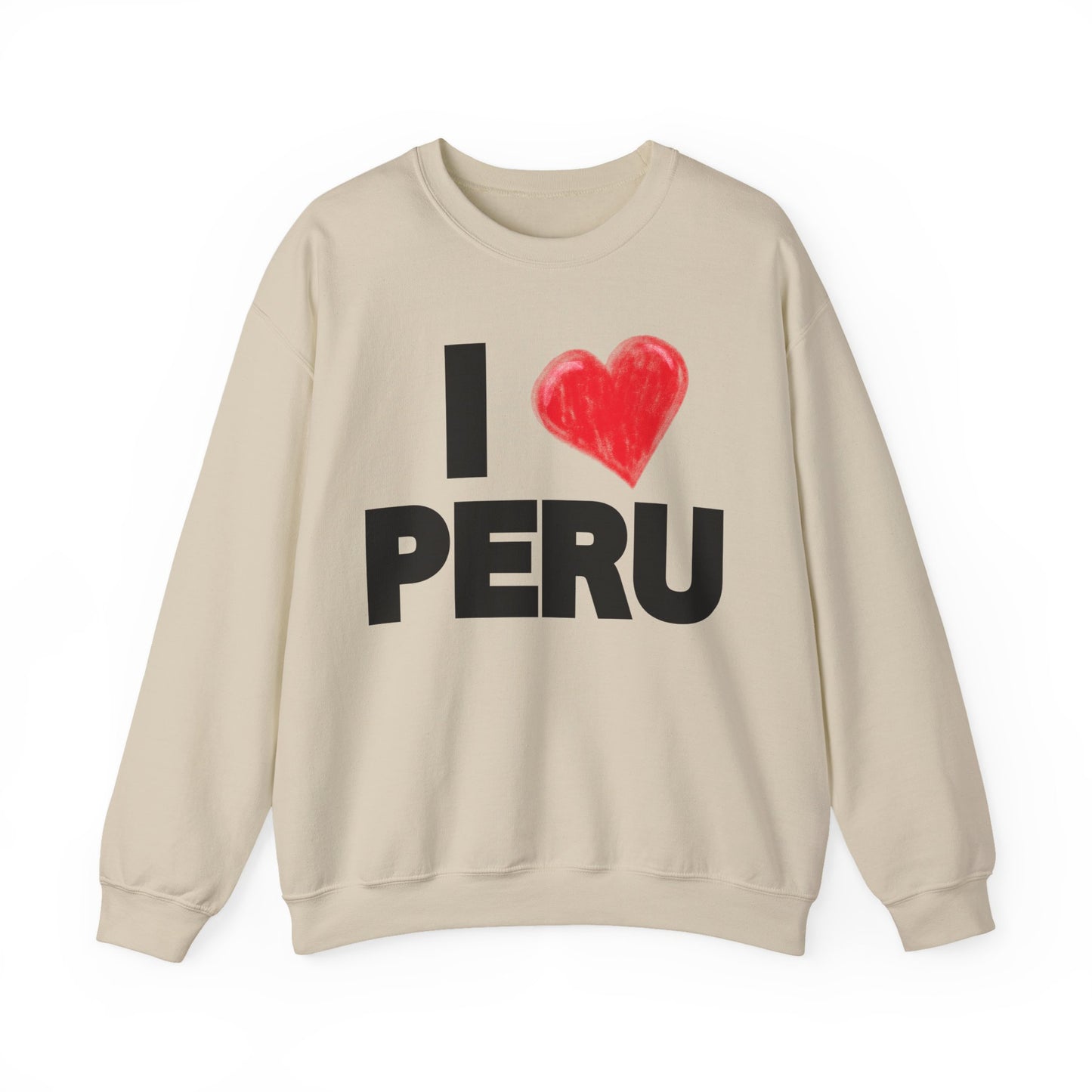 Best Peruvian Unisex Sweatshirt "I Love Peru"