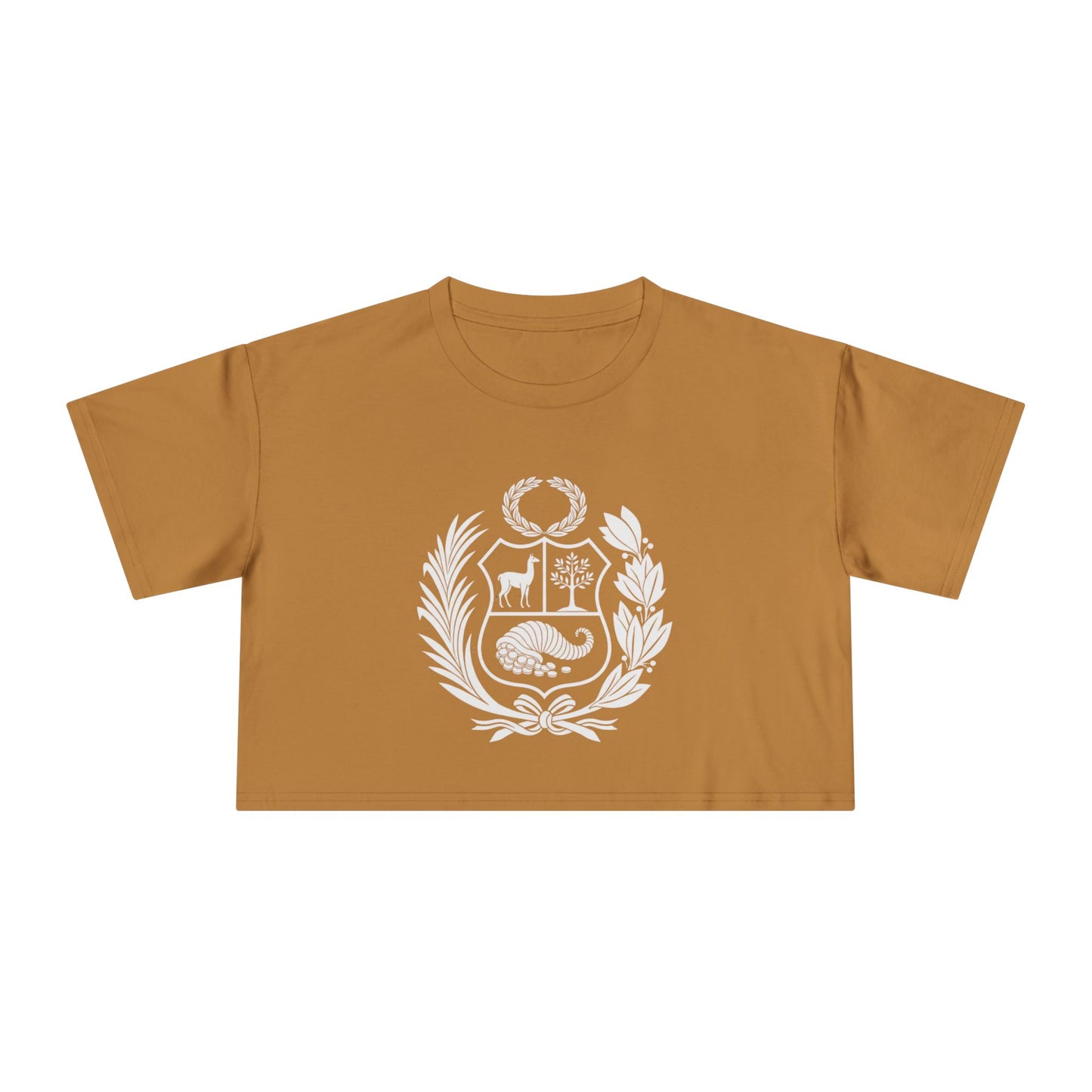 Best Peru Coat of Arms Crop Top | Peruvian Gift USA