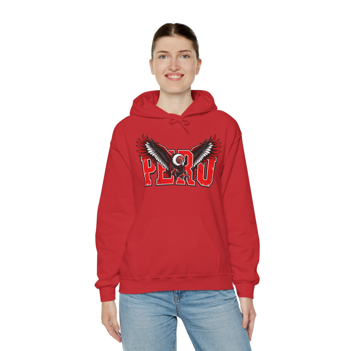 Best Peru Varsity Hoodie - Condor Design, Sporty Gift