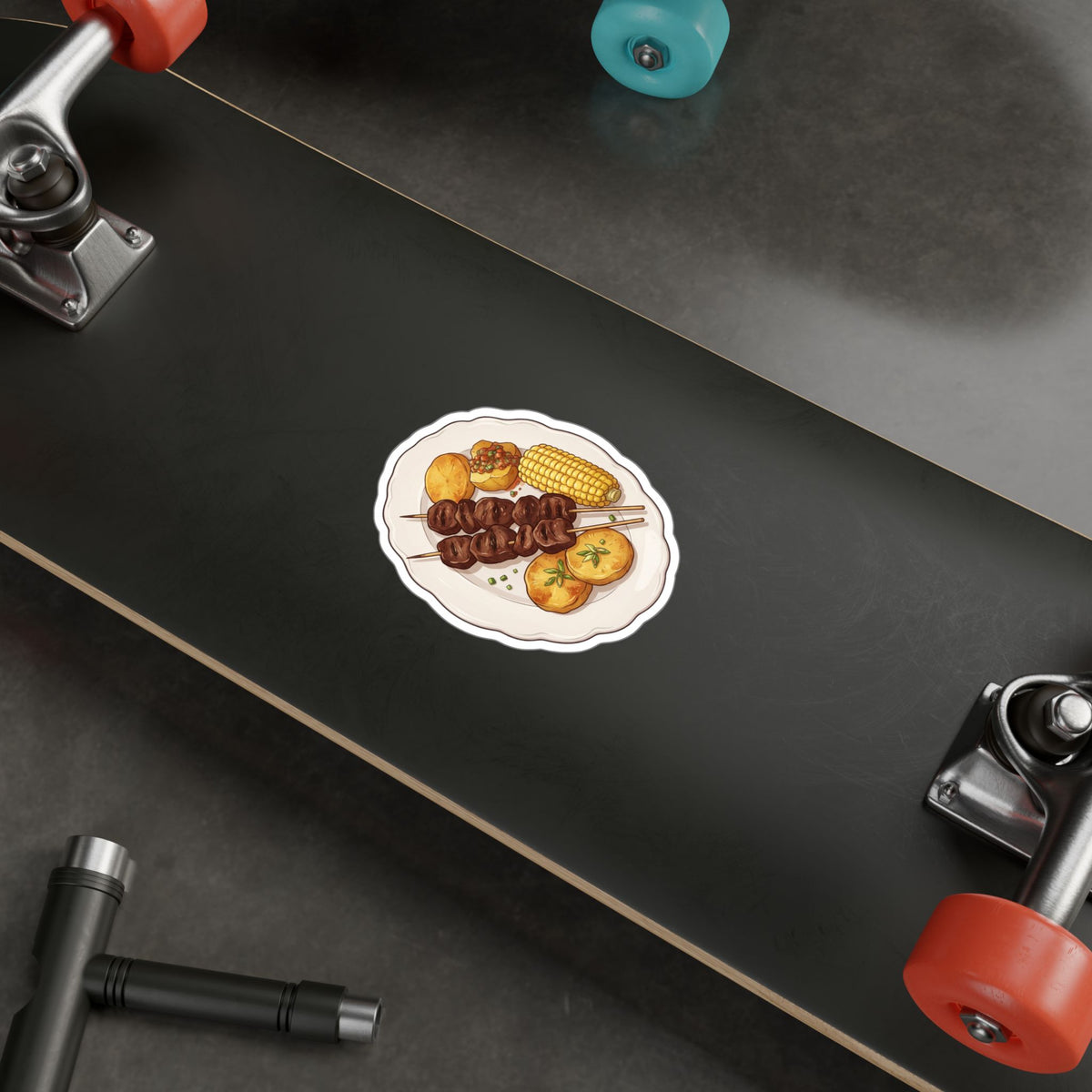 Best Anticuchos Sticker - Peruvian Food Vinyl Decal Gift