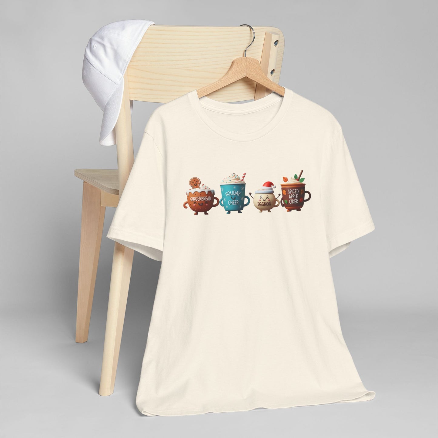 🍪☕ Gingerbread & Holiday Cheer T-Shirt USA | Festive Coffee Tee