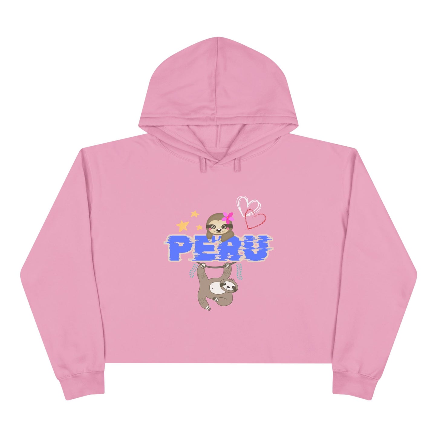 Best Peruvian Crop Hoodie "PERU Jungle Love"