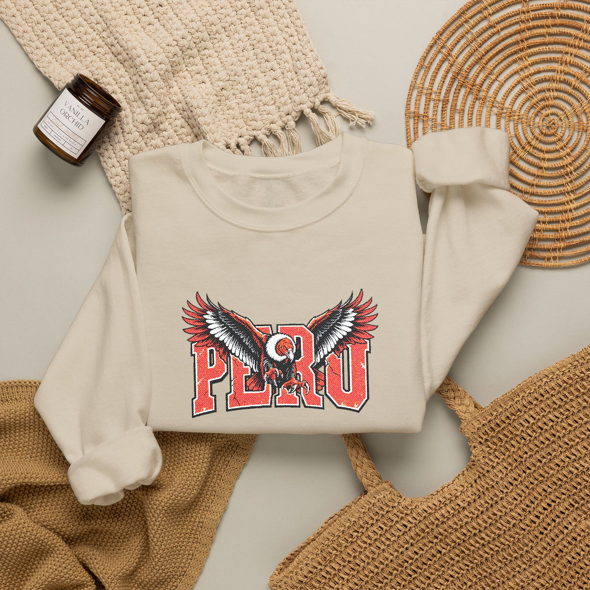 Best Peru Condor Embroidered Sweatshirt USA