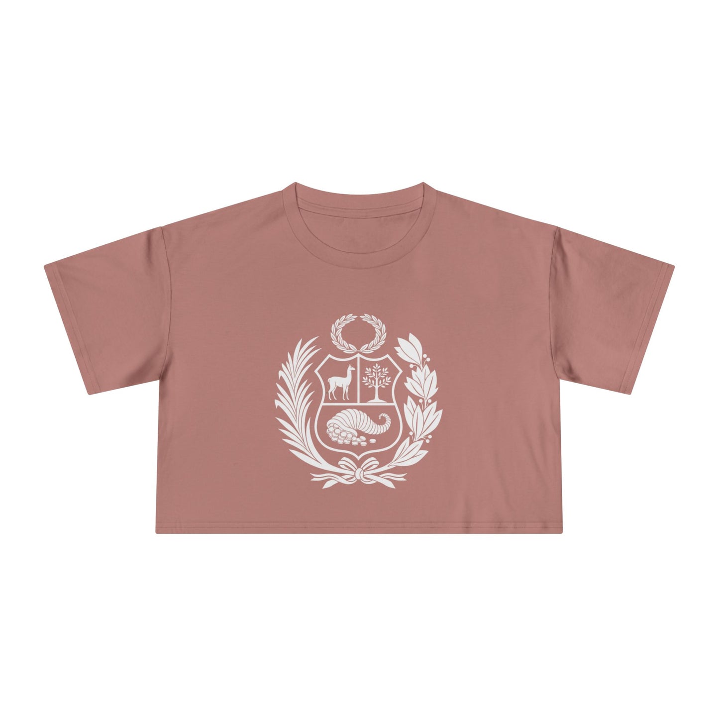 Best Peru Coat of Arms Crop Top | Peruvian Gift USA