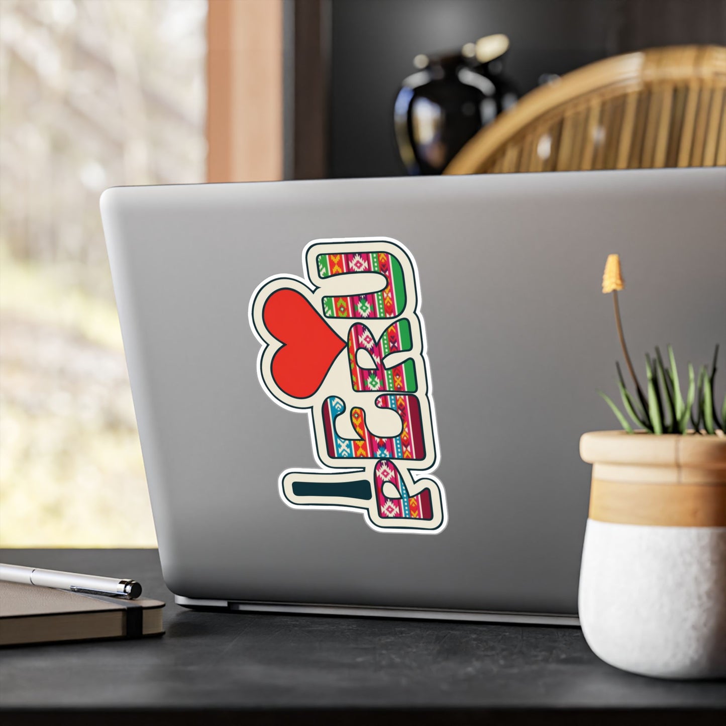 Best I Love Peru Sticker - Textile Design